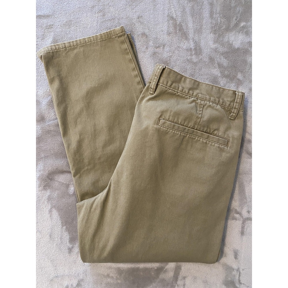 Old Navy Chino Pants Mens 36x34 Khaki‎ Slim Fit Cotton Casual Preppy Career Work